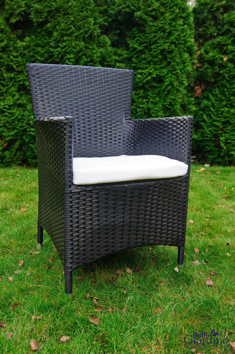Krzesło ogrodowe "Capitale"- czarny