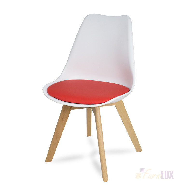 Krzesło "Scandi II" - różne kolory z bukowymi nogami