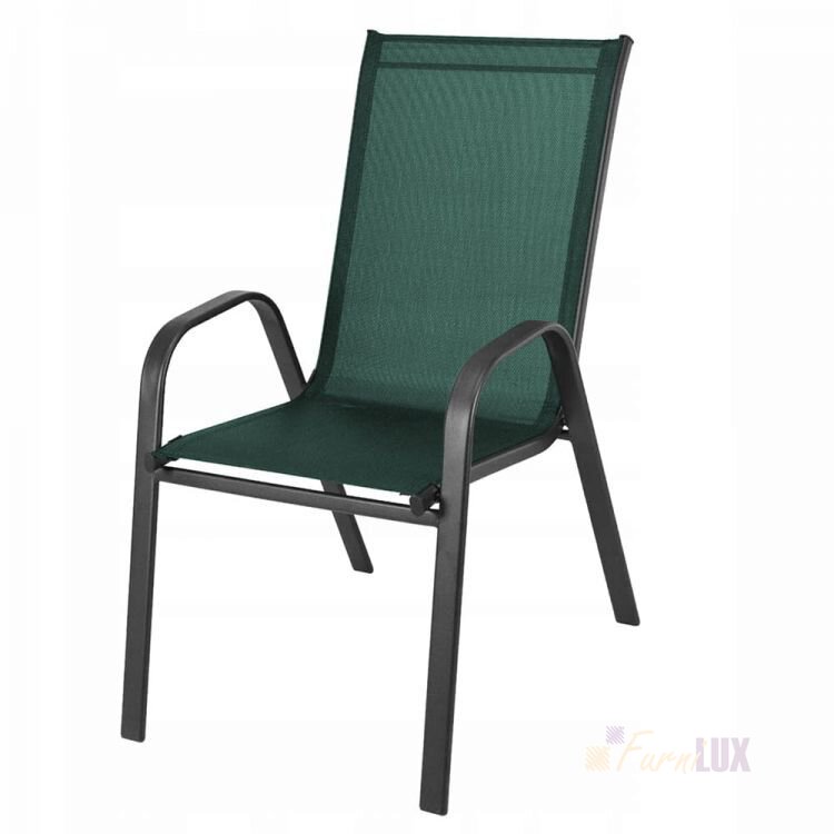 Zestaw krzeseł ogrodowych 4 sztuki - Zielone