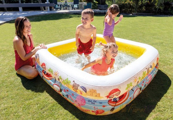 Dmuchany basen brodzik z daszkiem "Ośmiorniczka"  dla dzieci 