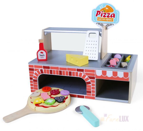 Drewniana pizzeria dla dzieci