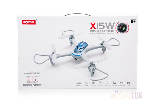 Dron RC Syma X15W 2,4GHz Kamera FPV Wi-Fi 