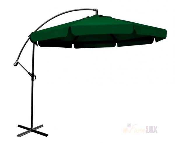 Duży parasol ogrodowy 350 cm green