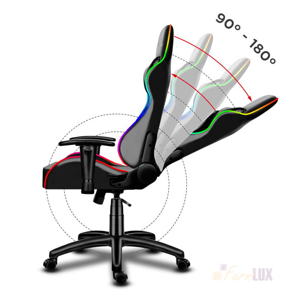 Fotel gamingowy "Fork" 6.0 - RGB LED