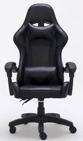 Fotel obrotowy gamingowy "Remi" - czarny
