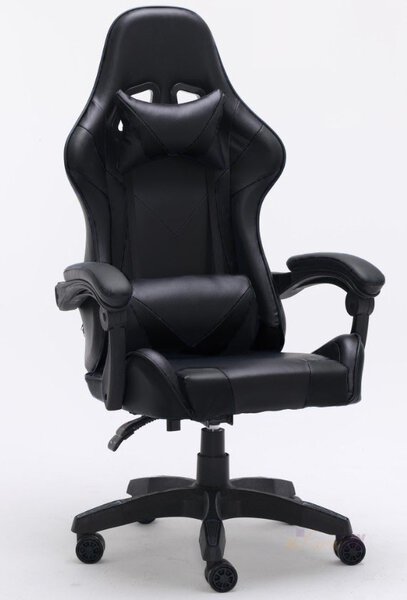 Fotel obrotowy gamingowy "Remi" - czarny