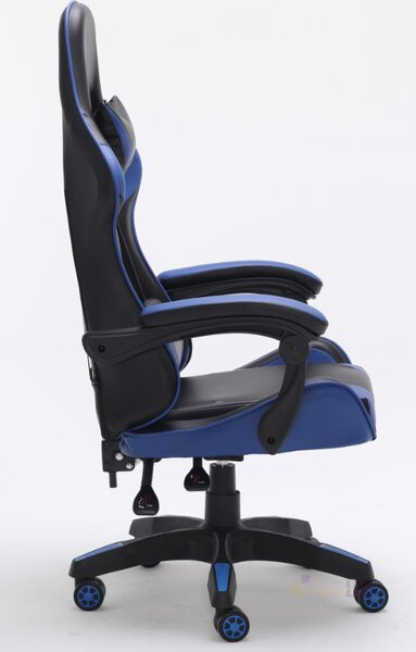 Fotel obrotowy gamingowy "Remi" - niebieski