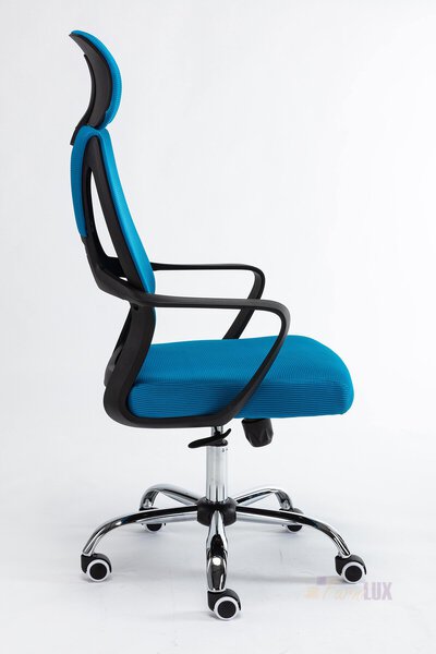 Fotel obrotowy "Migel" - niebieski