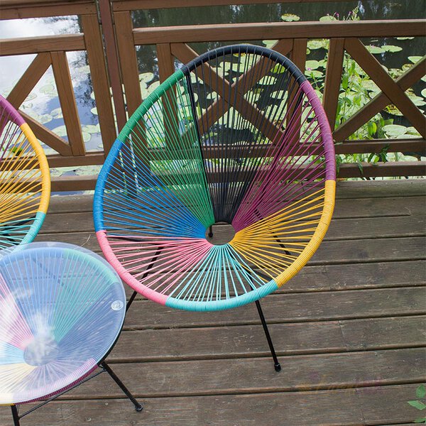 Fotel ogrodowy "Smuzi" - kolorowy