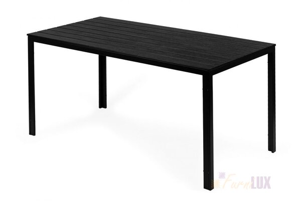 Komplet modern mebli stół + 4 krzeseł regulowanych - srebrny