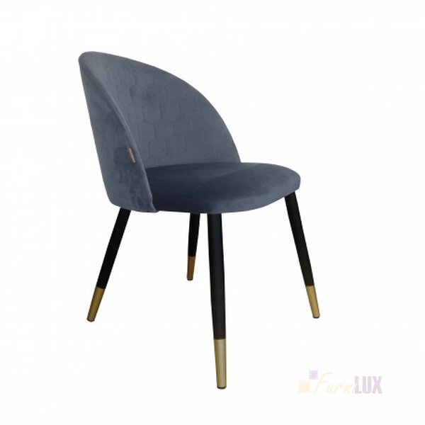 Krzesło Coli plaster miodu z czarno złotymi nogami - MG17