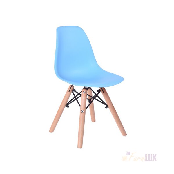 Krzesło Monza Kids - małe krzesełko dla dziecka w kolorze niebieskim