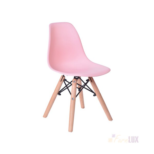 Krzesło Monza Kids - małe krzesełko dla dziecka w kolorze różowym