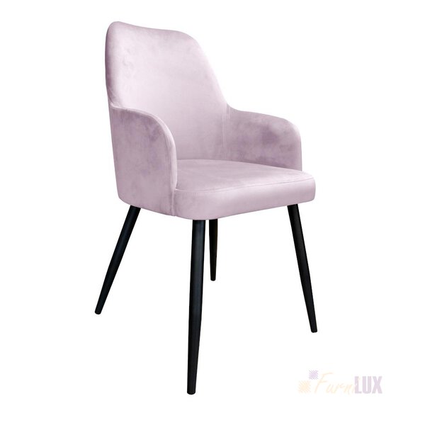 Krzesło Vesta z czarnymi nogami - różne kolory i tkaniny
