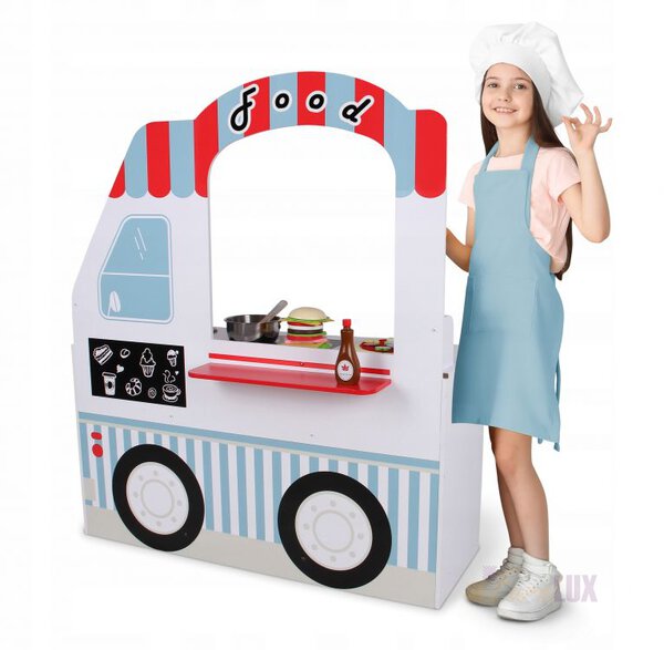 Kuchnia drewniana Food truck dla dzieci Ecotoys