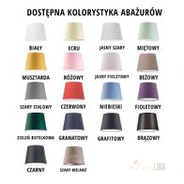 Lampa Scandi - różne kolory