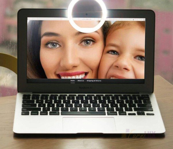 Lampa Selfie Pierścieniowa Do Telefonu USB LED
