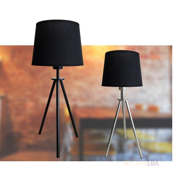 Lampka stołowa "Alesund" - czarna