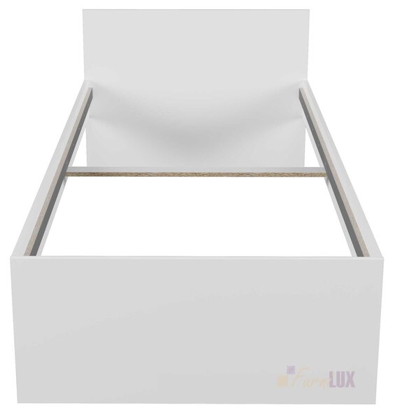 Łóżko "Linki" 90x200 cm - biały mat