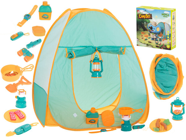 Namiot piknikowy campingowy dla dzieci + akcesoria