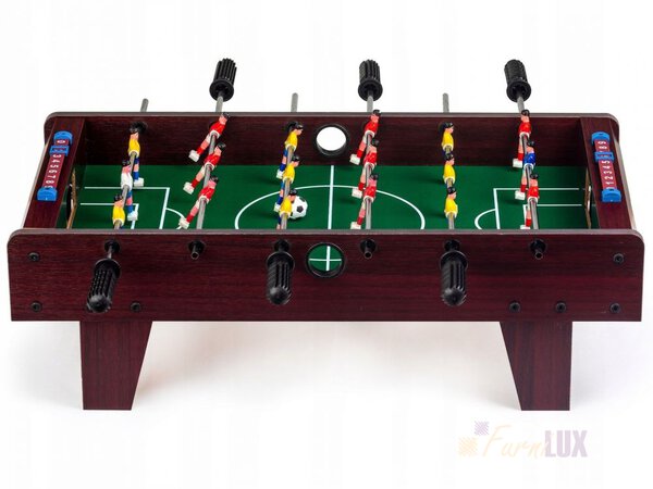 Piłkarzyki drewniany stół do gry 69x36 cm