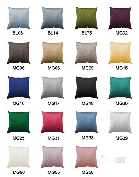 Poduszka dekoracyjna 40x40 - różne kolory 