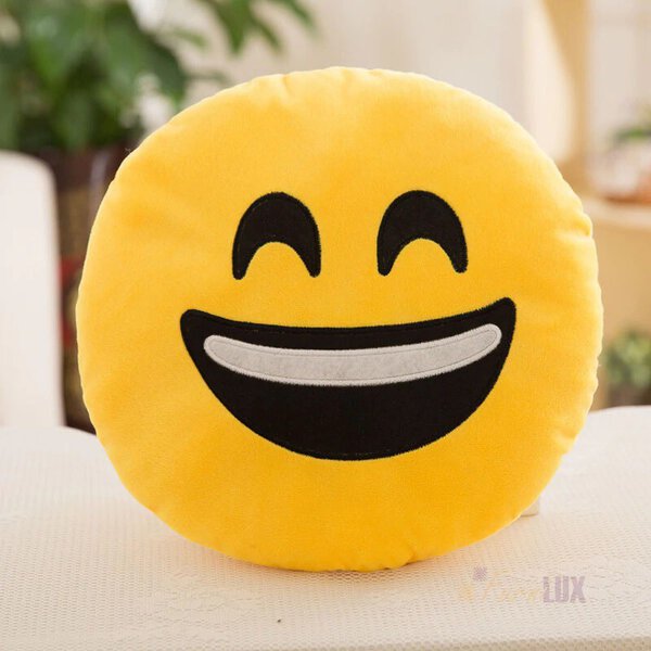 Poduszka Dekoracyjna  Emotki Emoji - duży uśmiech