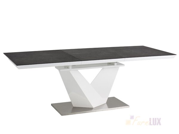 Stół Alaras II biało/ szary - 2 rozmiary