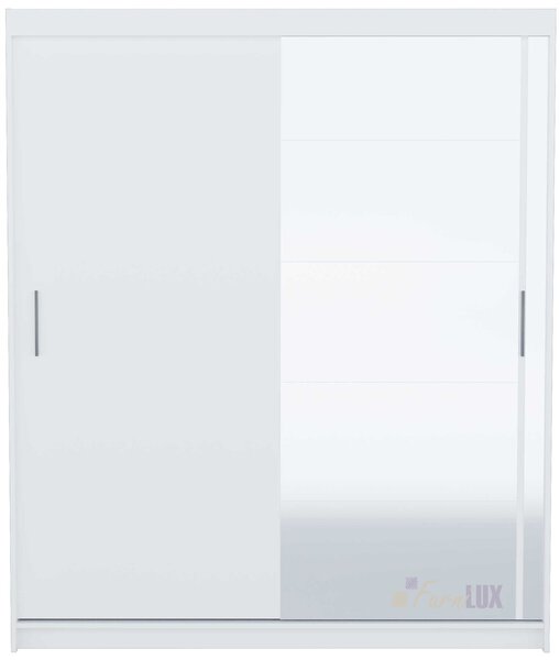 Szafa z przesuwnymi drzwiami "Fabi" 180 cm - biały    