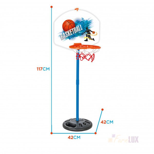 Zestaw koszykówka 117 cm + Piłka