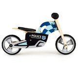 Drewniany rower rowerek biegowy balansowy Motor Policja