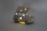 Figurka samochód świąteczny LED