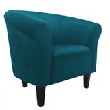 Fotel "Mil" noga 15 cm - różne kolory tkaniny 