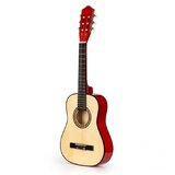 Gitara dla dzieci duża drewniana Red - 86 cm