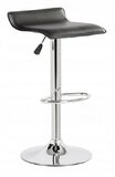 Hoker krzesło barowe obrotowe stołek - czarny