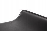 Hoker krzesło barowe obrotowe stołek - czarny