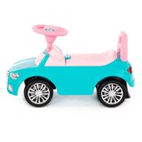 Jeździk autko SuperCar z panelem muzycznym - niebieski/róż
