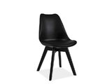 Krzesło "Kris"  - czarne nogi