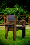 Krzesło ogrodowe "Adorazione"- ciemny brąz
