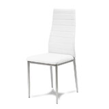 Krzesło "Presi" z srebrnymi nogami - 4 kolory