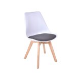 Krzesło "Scandi I" -  z bukowymi nogami