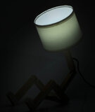 Lampka dekoracyjna nocna drewniana
