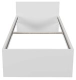 Łóżko "Linki" 90x200 cm - biały mat