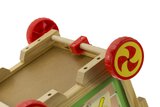 Pchacz jeździk Drewniany kostka edukacyjna 6w1