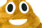 Poduszka Dekoracyjna  Emotki Emoji - poop uśmiech