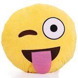 Poduszka Dekoracyjna  Emotki Emoji - tongue