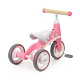 Rowerek trójkołowy z pedałami jeździk - różowy