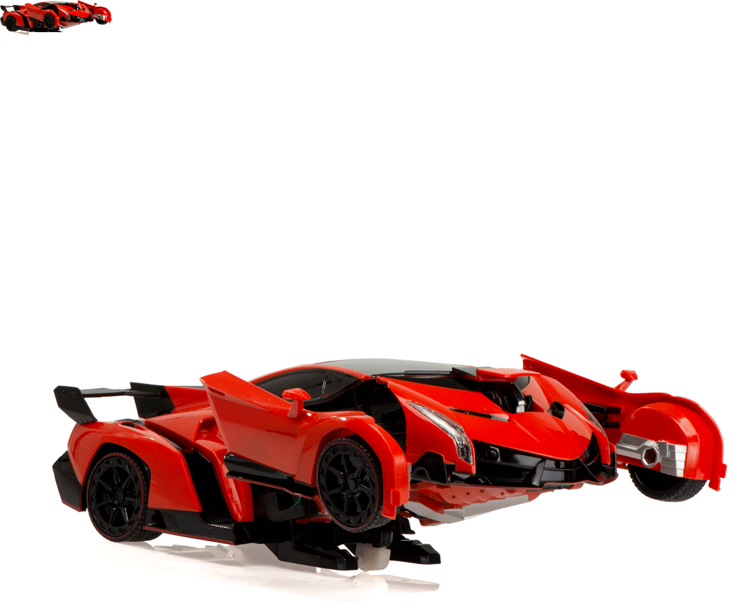 Samochód RC Robot Transformacja 2w1 4CH 1:18 Lamborghini
