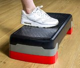 Step stepper podest do ćwiczeń fitness duży regulowany 2 stopnie