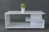 Stolik "Furni" na kółkach 110x55x47,5 cm - biały 